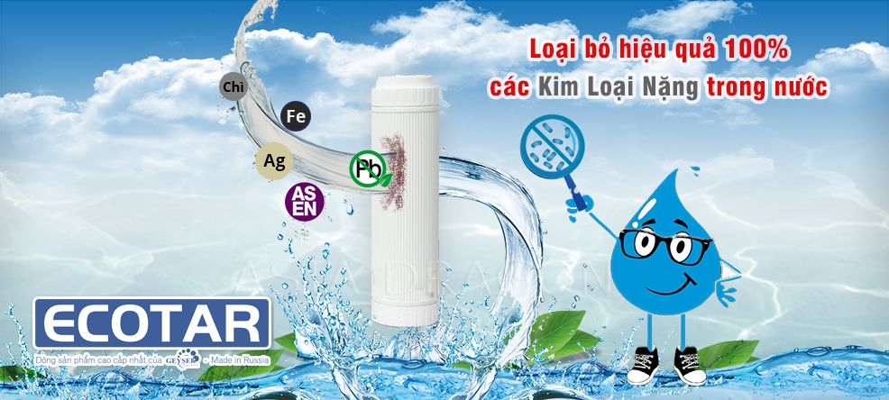 Ecotar 4 loai bo 100 kim loai nang trong nguon nuoc