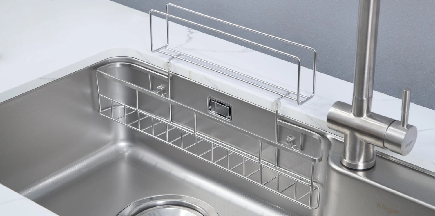 Giỏ đựng đồ inox 304 thiết kế phù hợp với kích thước và hình dạng của chậu