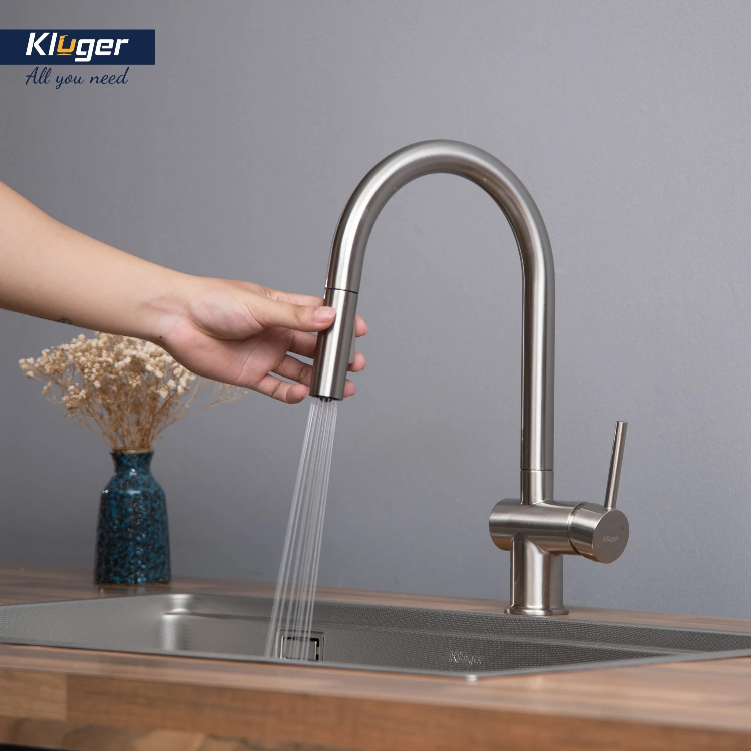 Vòi rửa Kluger KLF0008SS