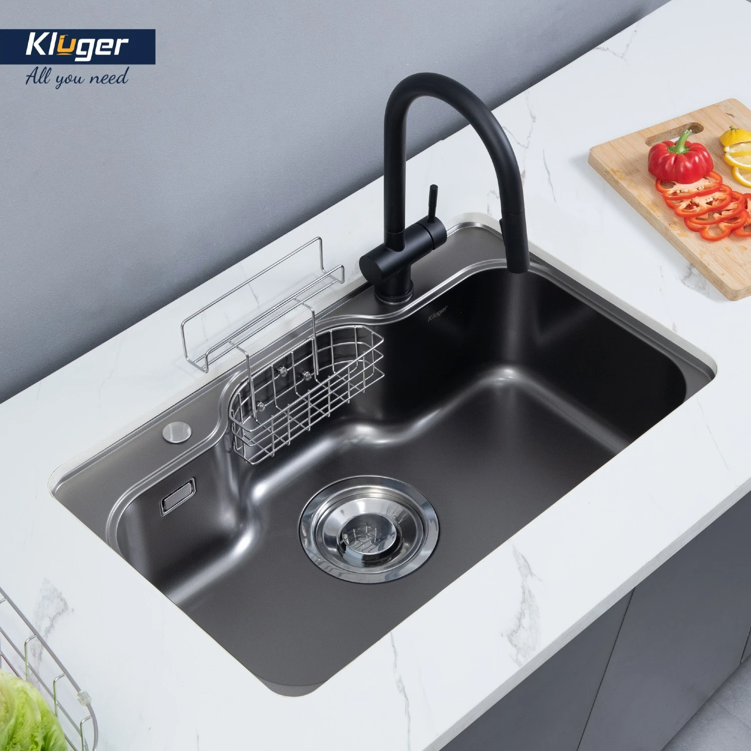 Chậu rửa Kluger KT8050FB-S80 | Lắp âm