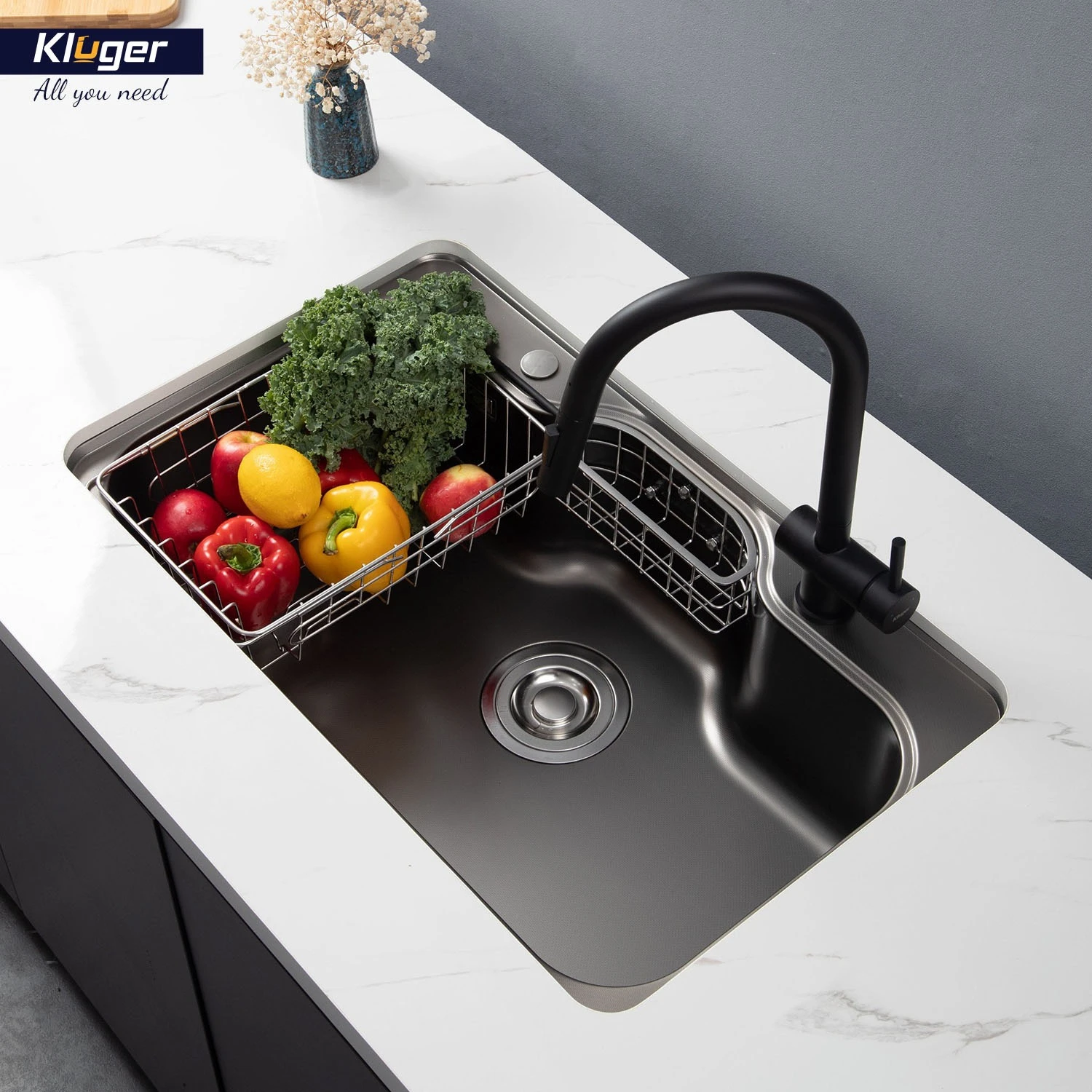 Chậu rửa Kluger KW8151FB-S80 Plus