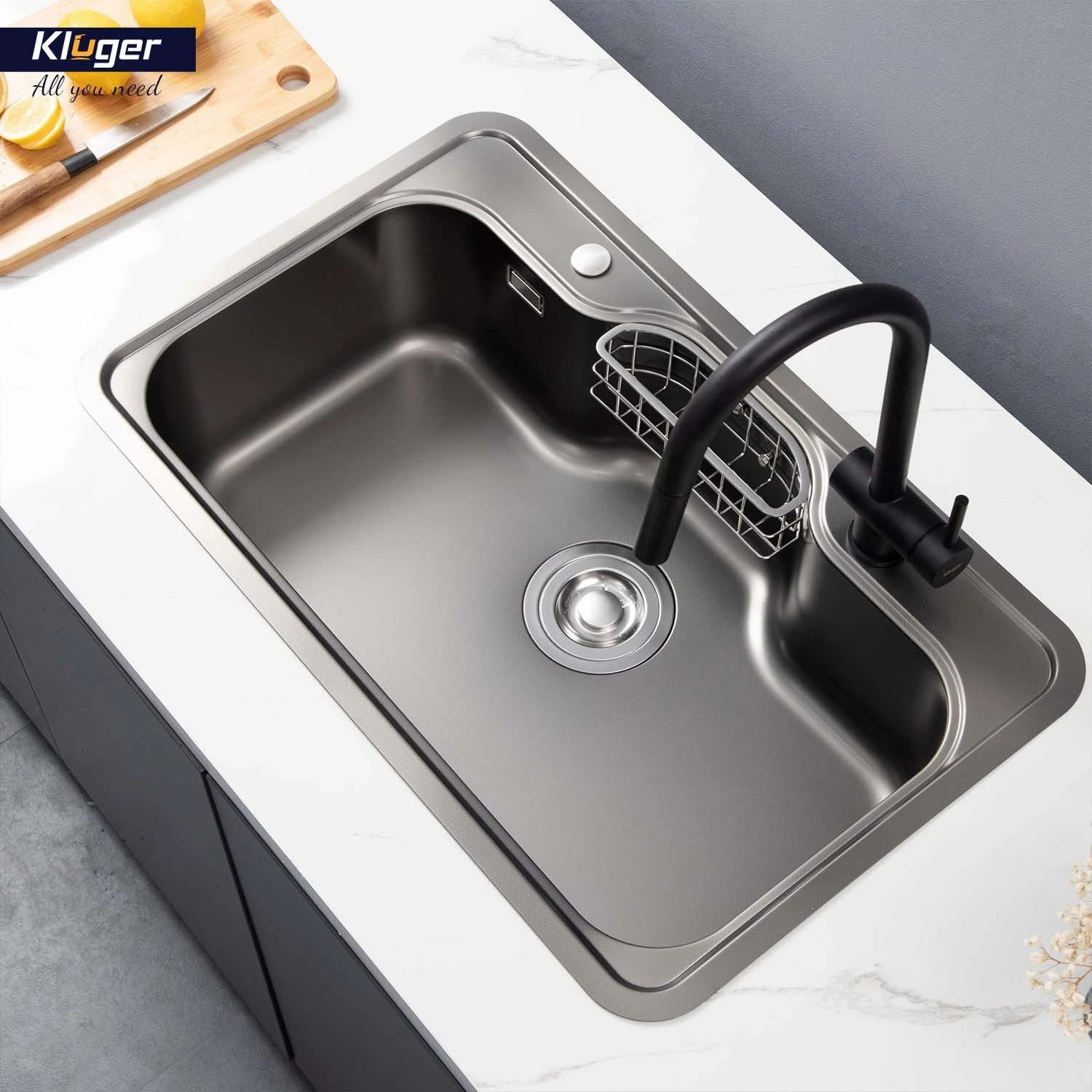 Chậu rửa Kluger KW8151FB-S80 Plus