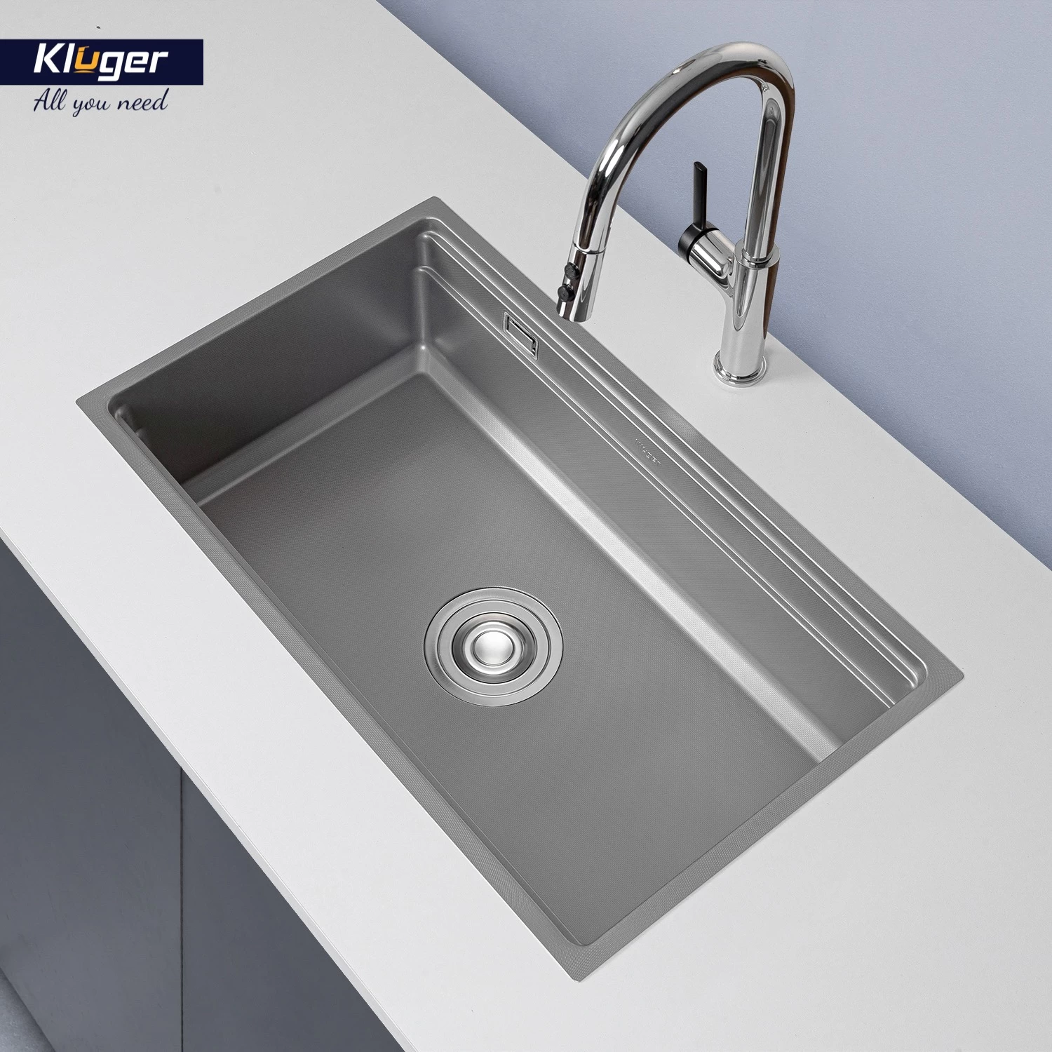 Chậu rửa Kluger KWU8161FS-S76 Plus