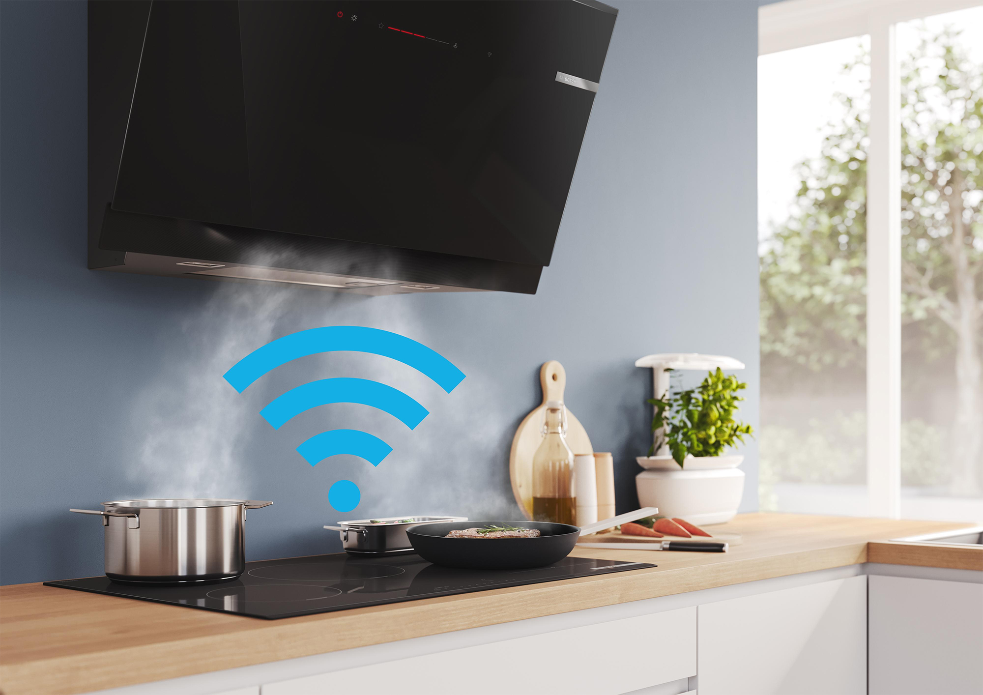 Plate-Bell: Điều khiển hút mùi thông minh từ bếp của bạn