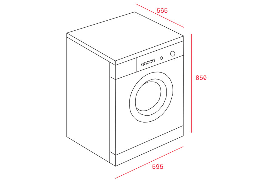 kich thuoc may giat teka 1610 wd exp