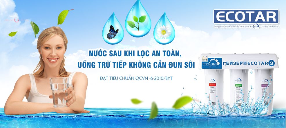 may loc ecotar 3 cho nguon nuoc sach uong truc tiep khong can dun soi