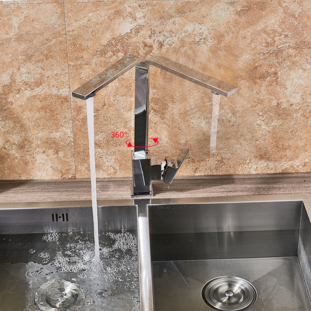 Thân vòi xoay 360 độ cho phạm vi tiếp cận lớn Thân vòi xoay 360 độ cho phạm vi tiếp cận lớn