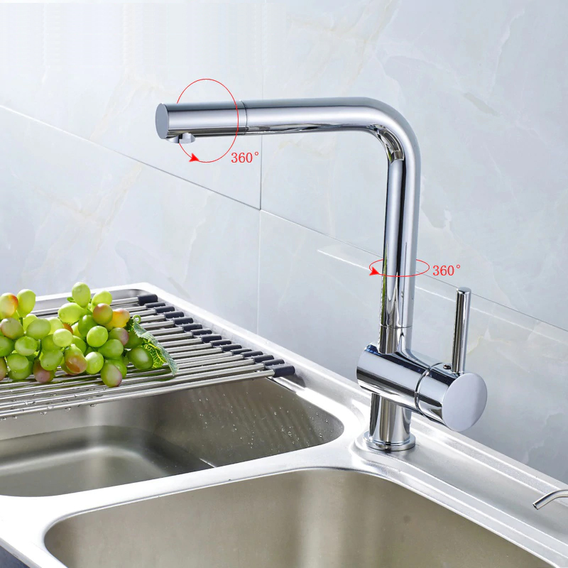 Thân vòi xoay 360 độ cho phạm vi tiếp cận lớn Thân vòi xoay 360 độ cho phạm vi tiếp cận lớn