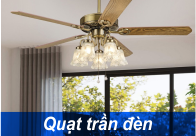 Quạt trần đèn