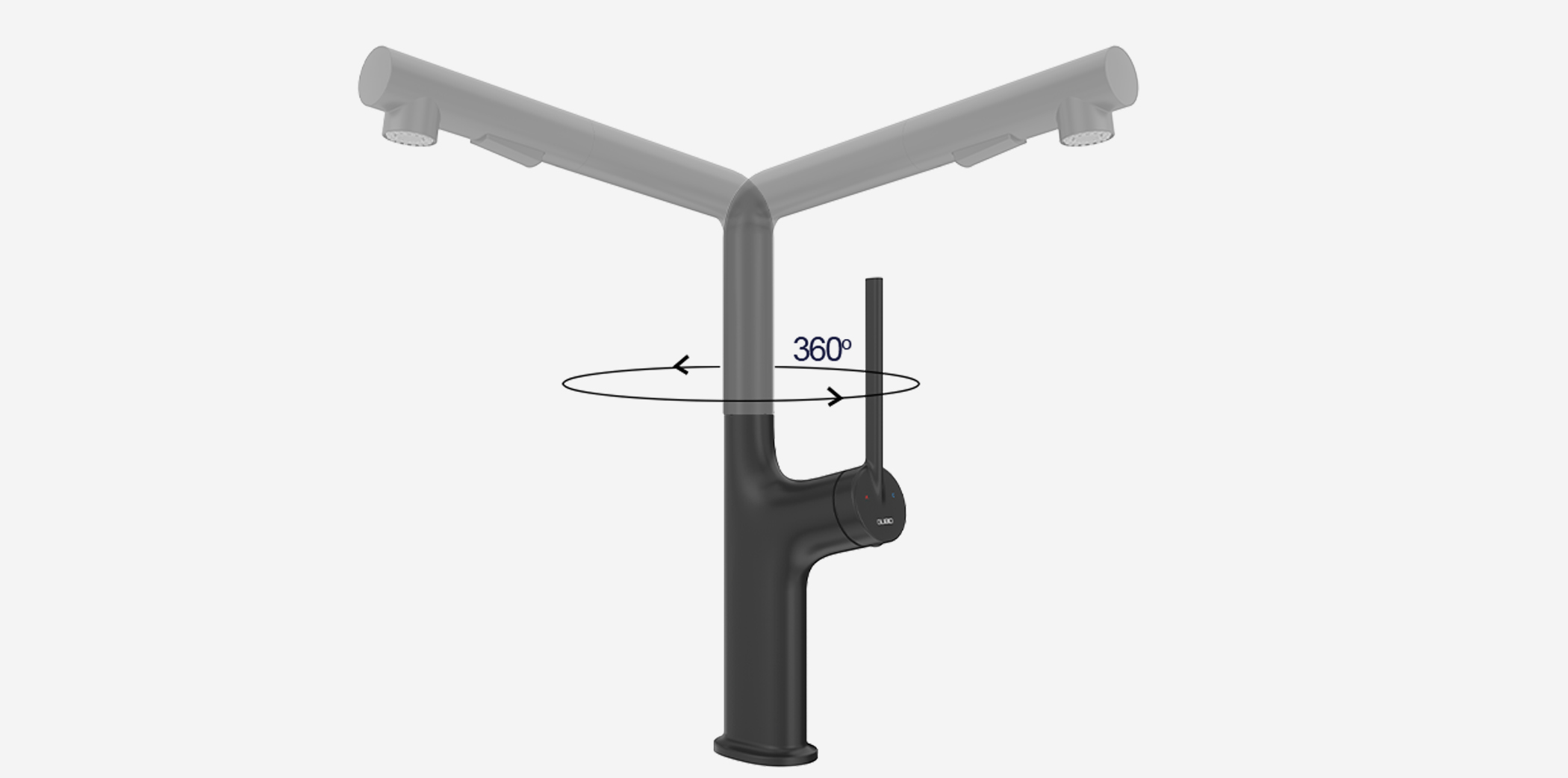 Vòi rửa Kluger KLF0001B thiết kế cao và khả năng xoay 360 độ, tạo ra sự tương thích hoàn hảo với mọi đồ dùng Vòi rửa Kluger KLF0001B thiết kế cao và khả năng xoay 360 độ, tạo ra sự tương thích hoàn hảo với mọi đồ dùng