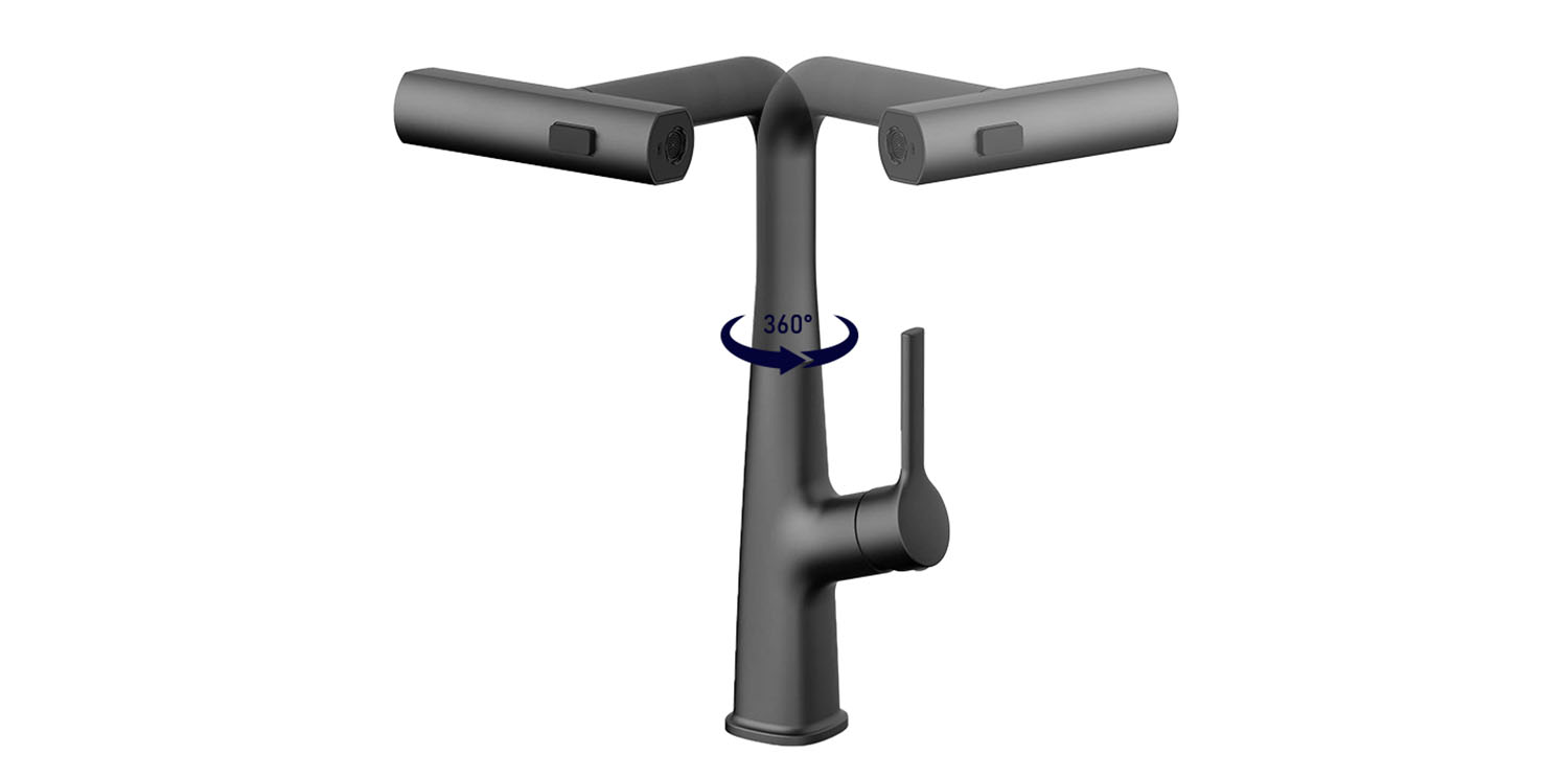 Vòi rửa Kluger KLF0018B thiết kế cao và khả năng xoay 360 độ, tạo ra sự tương thích hoàn hảo với mọi đồ dùng. Vòi rửa Kluger KLF0018B thiết kế cao và khả năng xoay 360 độ, tạo ra sự tương thích hoàn hảo với mọi đồ dùng.