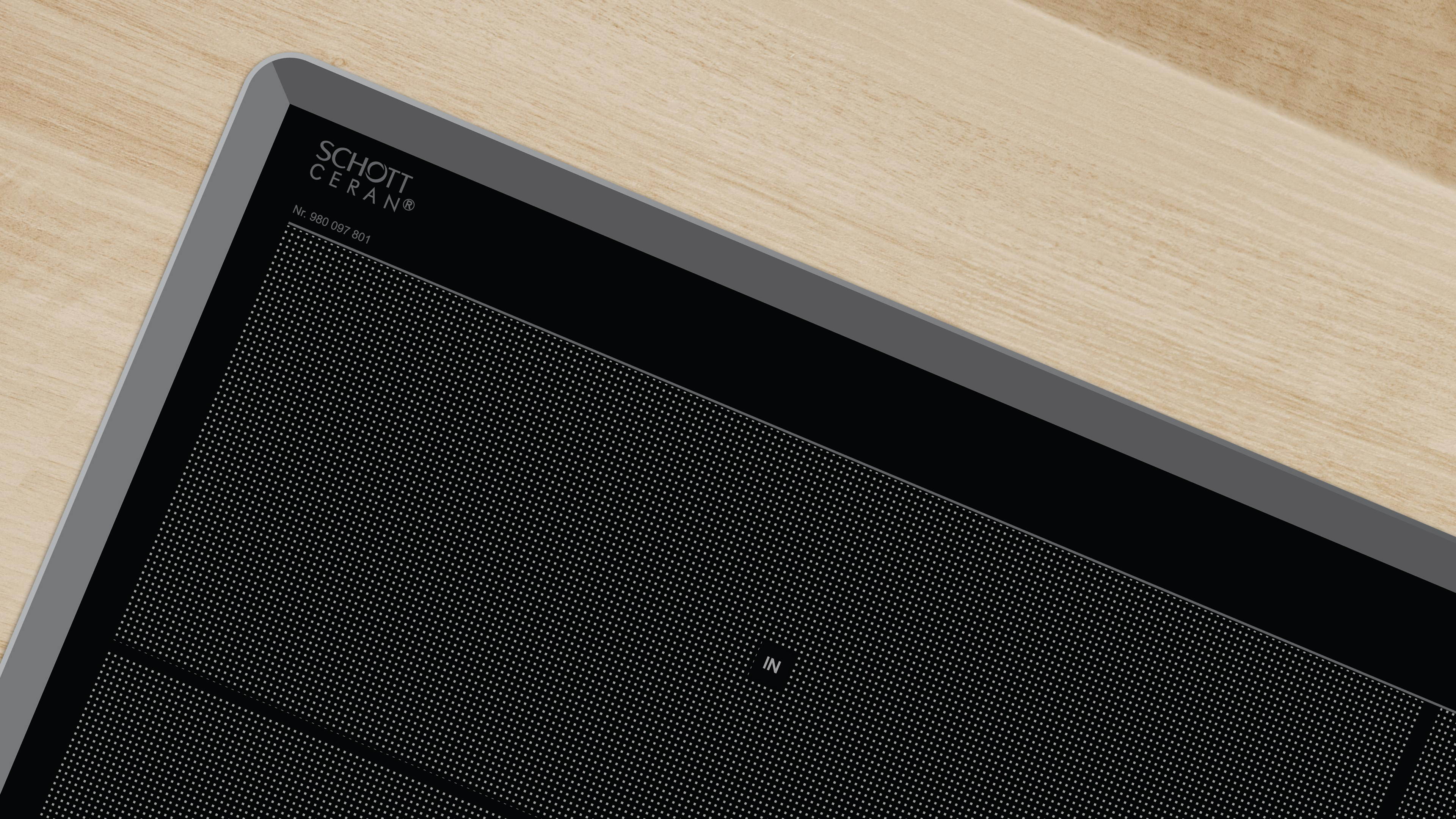 GX IH988G vẫn sử dụng mặt kính Schott Ceran giống như những mẫu bếp từ cao cấp nhập khẩu từ Đức khác. GX IH988G vẫn sử dụng mặt kính Schott Ceran giống như những mẫu bếp từ cao cấp nhập khẩu từ Đức khác.