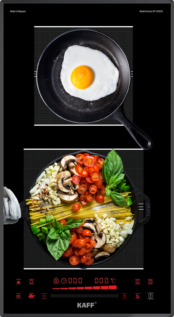 Bếp từ Kaff KF-H33DIS được ứng dụng công nghệ Inverter Bếp từ Kaff KF-H33DIS được ứng dụng công nghệ Inverter