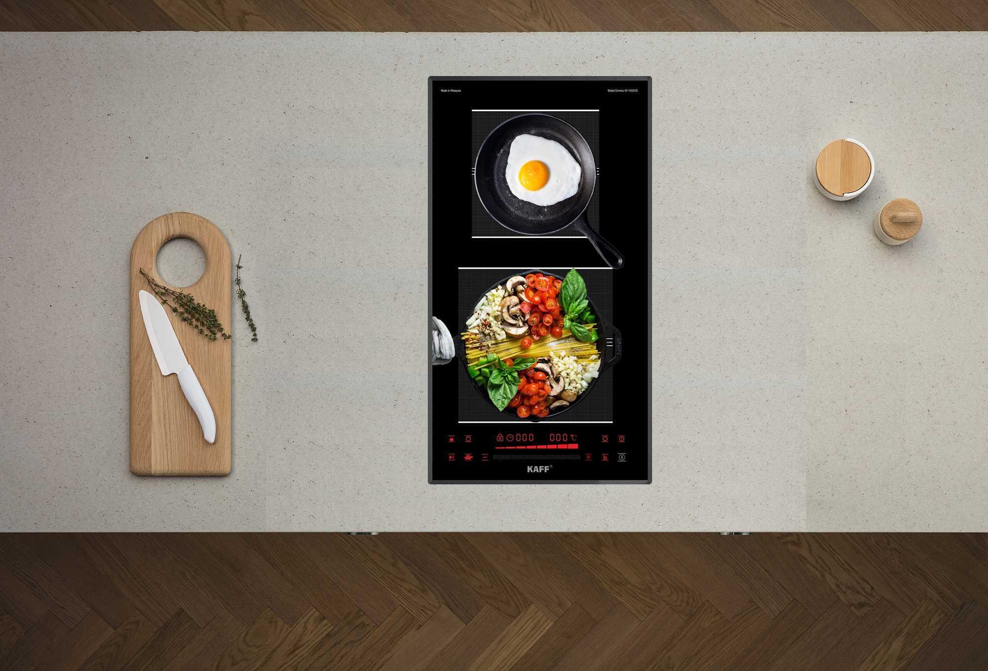 Bếp từ Kaff KF-H33DIS - Thiết kế sang trọng cho không gian bếp tiện nghi. Bếp từ Kaff KF-H33DIS - Thiết kế sang trọng cho không gian bếp tiện nghi.