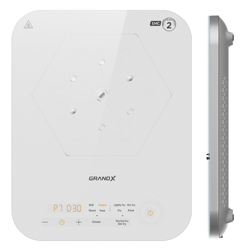 Bếp từ đơn dương GrandX GX IH169 | nhập khẩu nguyên chiếc từ Malaysia Bếp từ đơn dương GrandX GX IH169 | nhập khẩu nguyên chiếc từ Malaysia