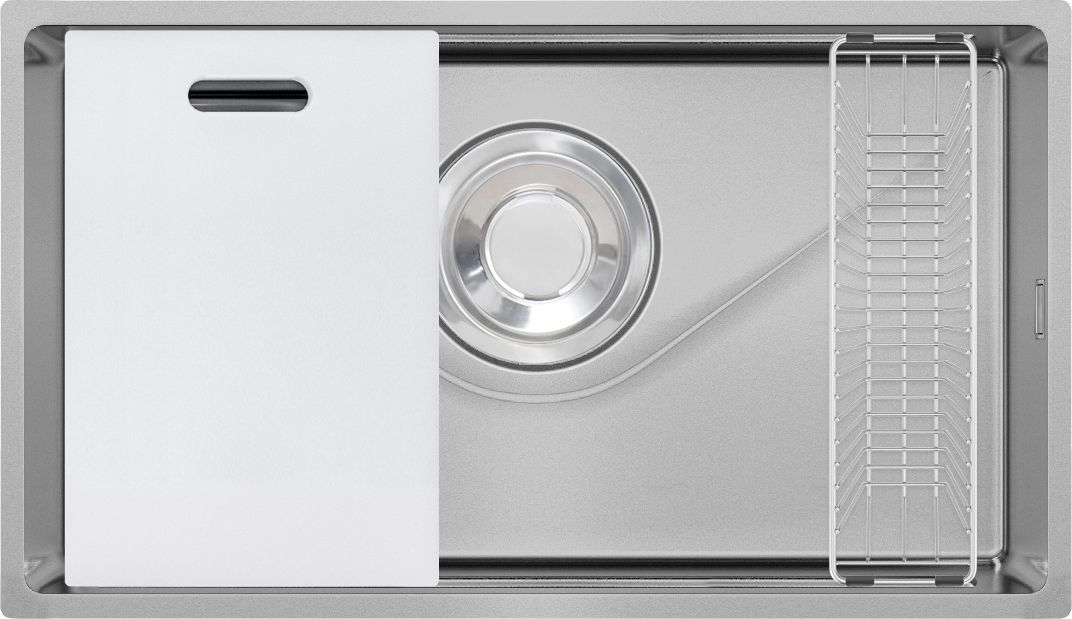 Chậu rửa bát 1 hố lắp âm toàn phần GrandX GX7845JP với thành chậu dày 4.0mm và thân chậu dày 1.2mm. Chậu rửa bát 1 hố lắp âm toàn phần GrandX GX7845JP với thành chậu dày 4.0mm và thân chậu dày 1.2mm.