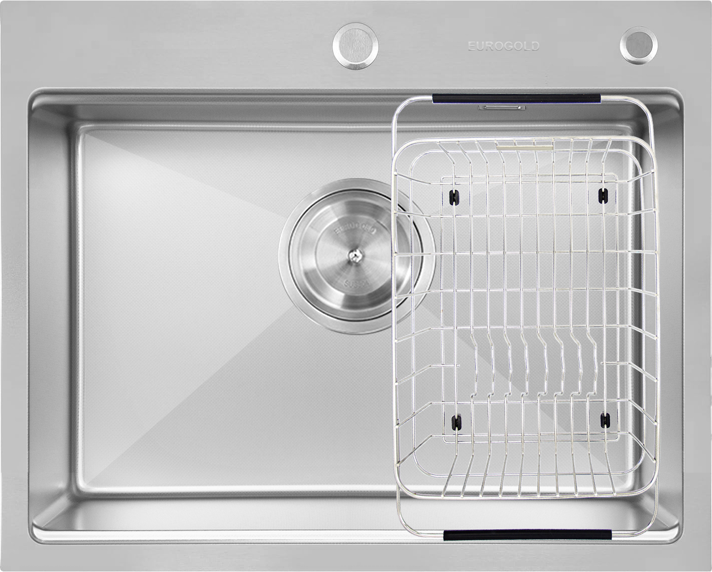 Chậu rửa bát Eurogold EUC15848EA thiết kế 01 hố không có vách ngăn tối ưu hóa không gian sơ chế, vệ sinh. Chậu rửa bát Eurogold EUC15848EA thiết kế 01 hố không có vách ngăn tối ưu hóa không gian sơ chế, vệ sinh.