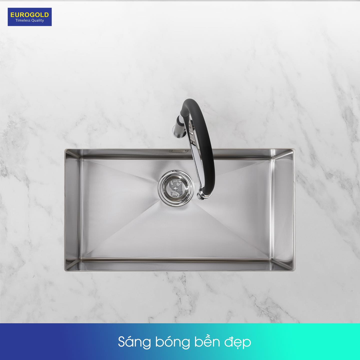 Chậu rửa bát Eurogold EUC18045EB thiết kế 01 hố không có vách ngăn tối ưu hóa không gian sơ chế, vệ sinh. Chậu rửa bát Eurogold EUC18045EB thiết kế 01 hố không có vách ngăn tối ưu hóa không gian sơ chế, vệ sinh.