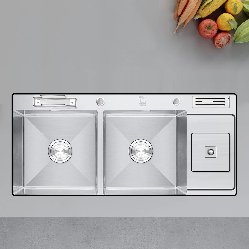 Chậu rửa Roslerer RL04-10045HR - Lắp âm toàn phần mặt đá Chậu rửa Roslerer RL04-10045HR - Lắp âm toàn phần mặt đá