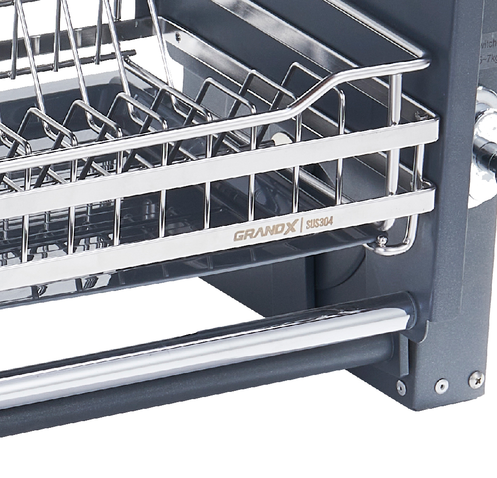 Giá bát đĩa di động GrandX XL.70S còn được xem là một vật trang trí giúp cho căn bếp trở nên sáng và đẹp hơn. Giá bát đĩa di động GrandX XL.70S còn được xem là một vật trang trí giúp cho căn bếp trở nên sáng và đẹp hơn.