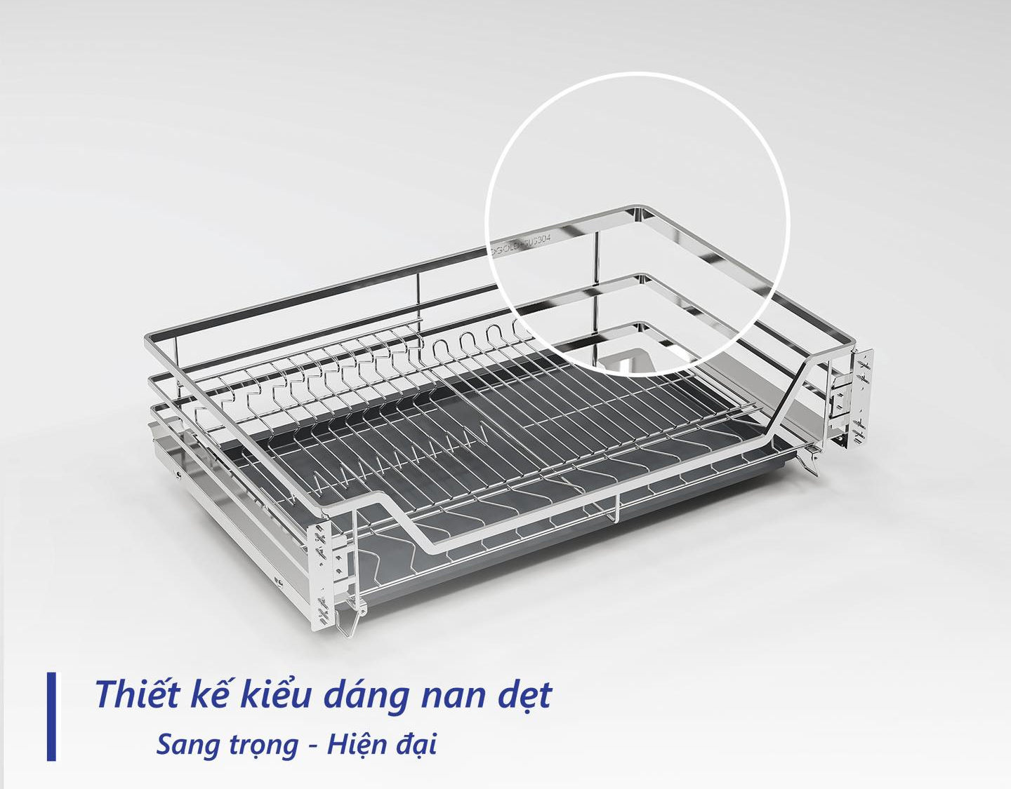 Giá xoong nồi bát đĩa đa năng Inox 304 nan dẹt 750mm Eurogold EP75 | EPD7275 | EPD7275VX được thiết kế âm tủ gọn gàng và tiện dụng. Giá xoong nồi bát đĩa đa năng Inox 304 nan dẹt 750mm Eurogold EP75 | EPD7275 | EPD7275VX được thiết kế âm tủ gọn gàng và tiện dụng.