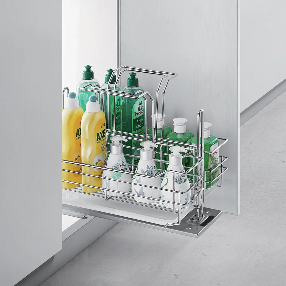 Giá đựng chai lọ tẩy rửa | Eurogold EGSL300 | inox bề mặt mạ chrome | dạng nan tròn Giá đựng chai lọ tẩy rửa | Eurogold EGSL300 | inox bề mặt mạ chrome | dạng nan tròn