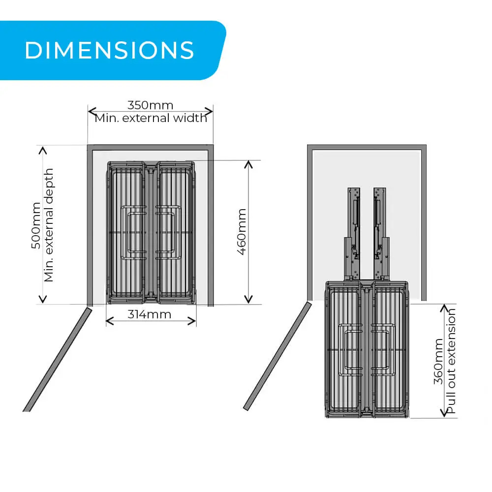 Giá đựng chai lọ tẩy rửa Eurogold EPSL300 | Kích thước lắp đặt Giá đựng chai lọ tẩy rửa Eurogold EPSL300 | Kích thước lắp đặt