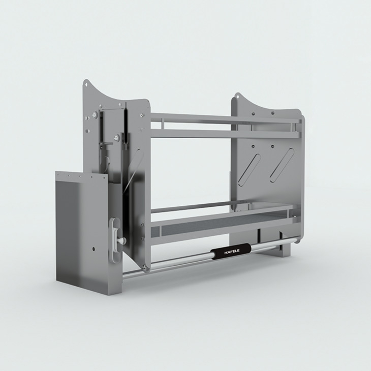 Giá nâng hạ đa năng thép phủ Nano 600mm Hafele 504.76.814 được thiết kế 2 tầng thông thoáng, rộng rãi và tiện dụng. Giá nâng hạ đa năng thép phủ Nano 600mm Hafele 504.76.814 được thiết kế 2 tầng thông thoáng, rộng rãi và tiện dụng.