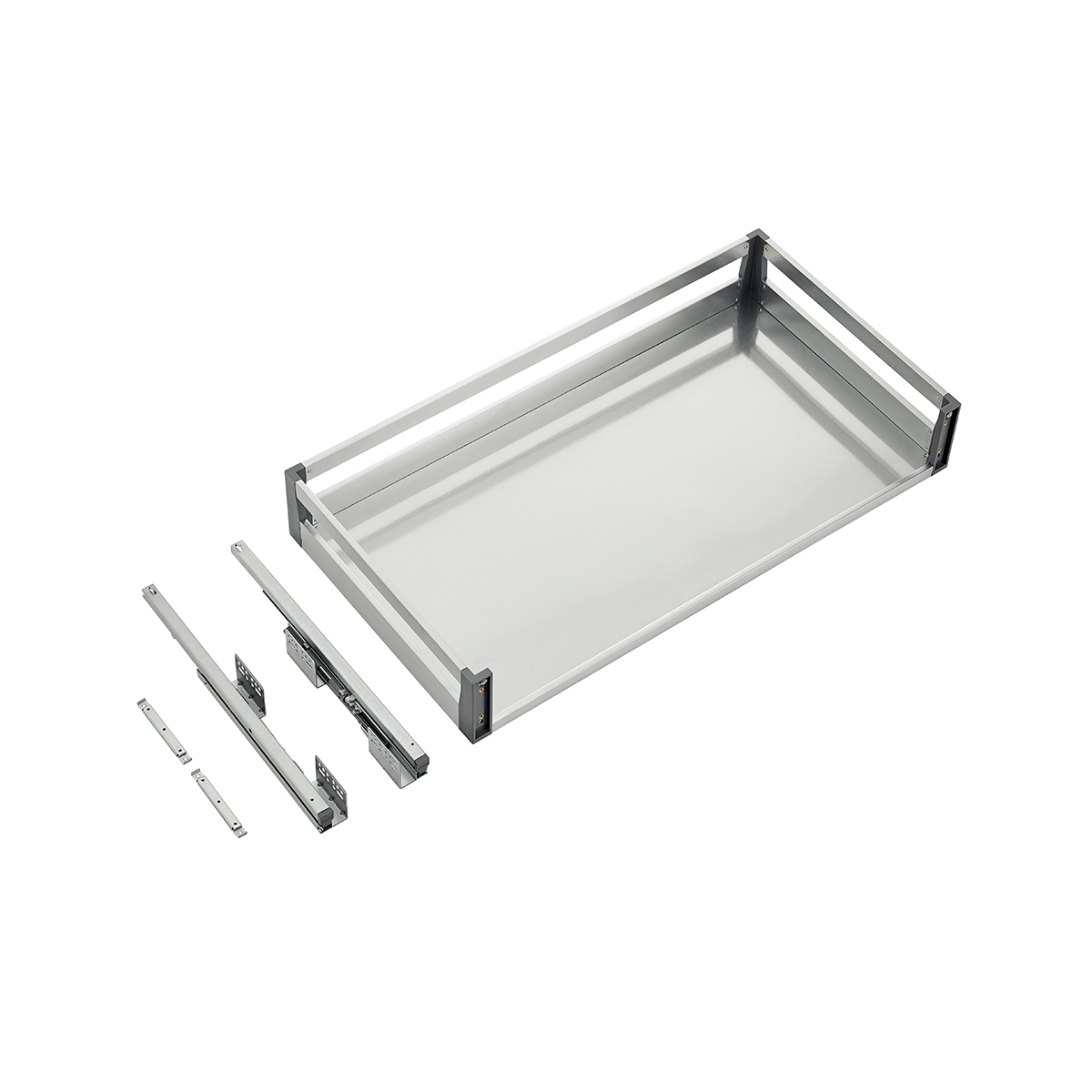 Giá xoong nồi Inox hộp cánh kéo 750mm Eurogold EU130750 | EUB7575 có hệ thống ray giảm chấn chuyển động nhẹ nhàng, êm ái, giảm tiếng ồn trong không gian bếp một cách hiệu quả Giá xoong nồi Inox hộp cánh kéo 750mm Eurogold EU130750 | EUB7575 có hệ thống ray giảm chấn chuyển động nhẹ nhàng, êm ái, giảm tiếng ồn trong không gian bếp một cách hiệu quả