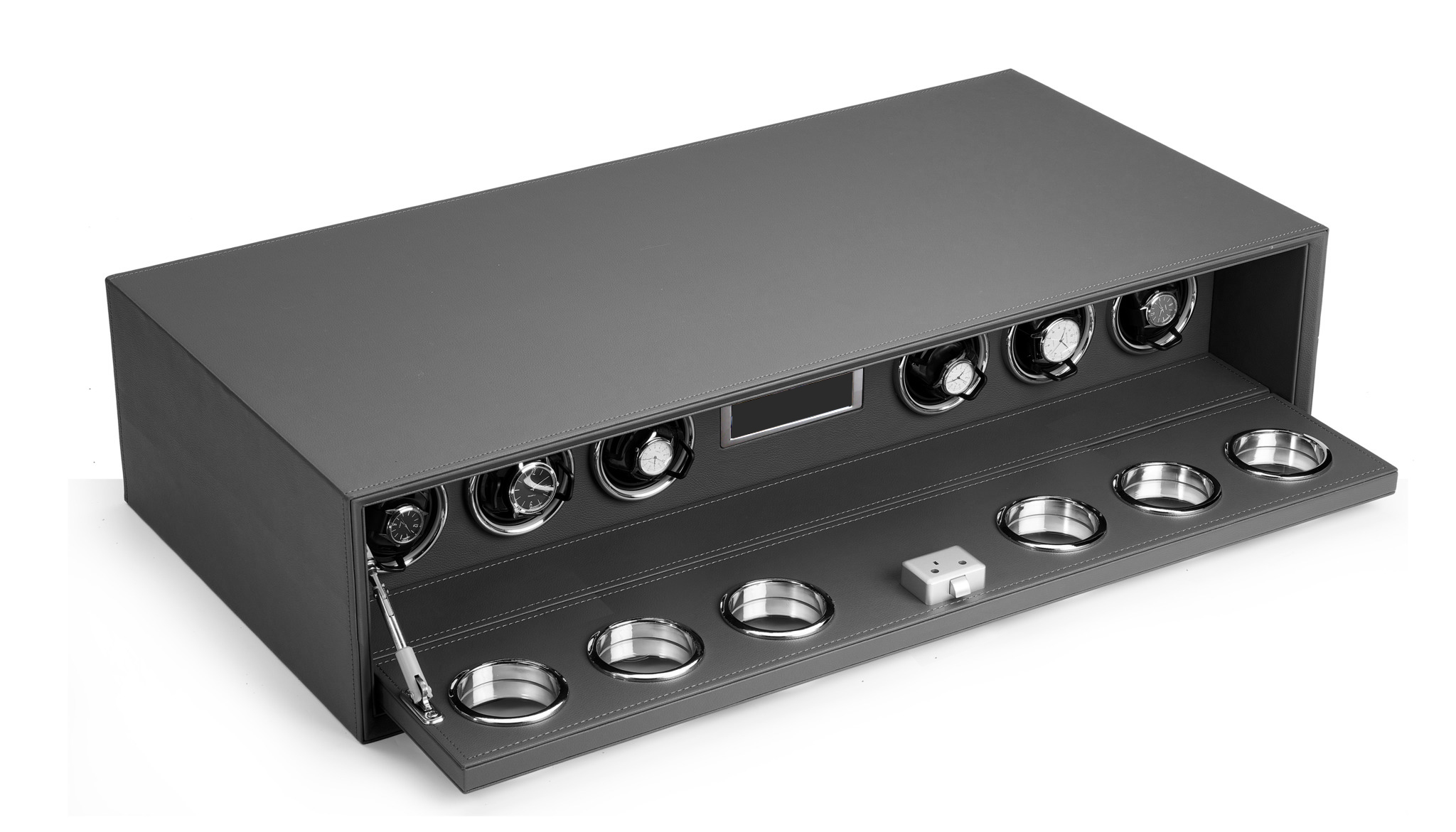 Hộp đựng đồng hồ cơ 6 ổ xoay Eurogold EUA25990 chính là giải pháp hoàn hảo để bảo vệ và trưng bày bộ sưu tập của bạn. Hộp đựng đồng hồ cơ 6 ổ xoay Eurogold EUA25990 chính là giải pháp hoàn hảo để bảo vệ và trưng bày bộ sưu tập của bạn.