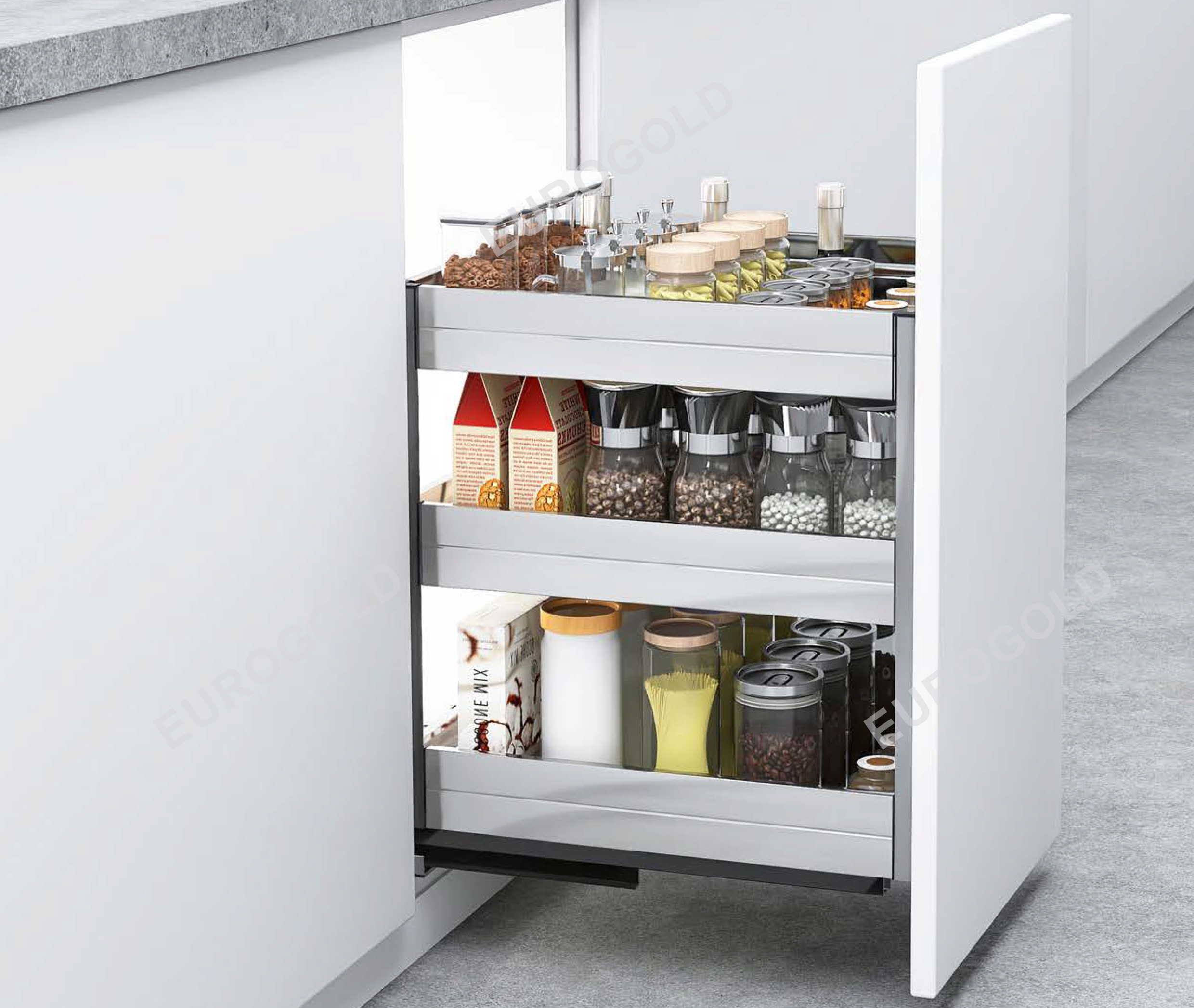 Giá gia vị đa năng Inox hộp 250mm Eurogold EU1225 | EUB4525 là phụ kiện tủ bếp được nhập khẩu chính hãng từ thương hiệu nổi tiếng Eurogold Giá gia vị đa năng Inox hộp 250mm Eurogold EU1225 | EUB4525 là phụ kiện tủ bếp được nhập khẩu chính hãng từ thương hiệu nổi tiếng Eurogold