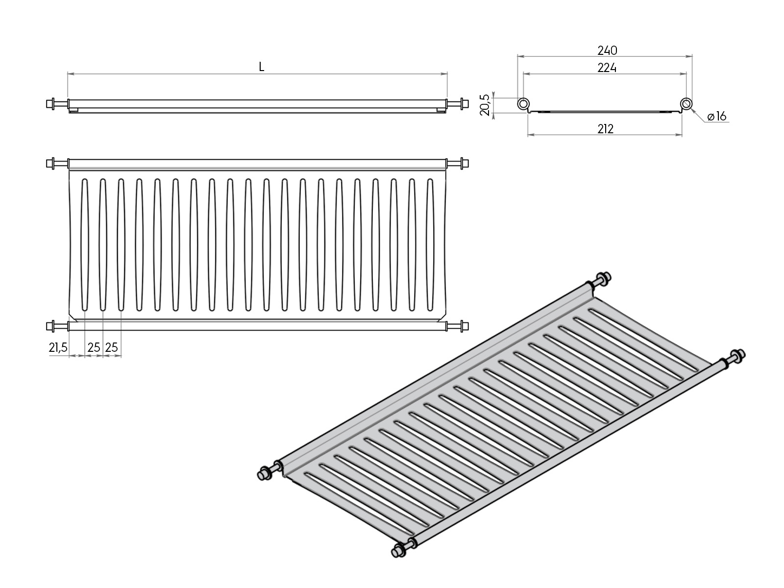 Giá bát đĩa cố định 2 tầng Inox 304 chữ V 600mm Eurogold EP160 | EUV8660 | EUV8660VX