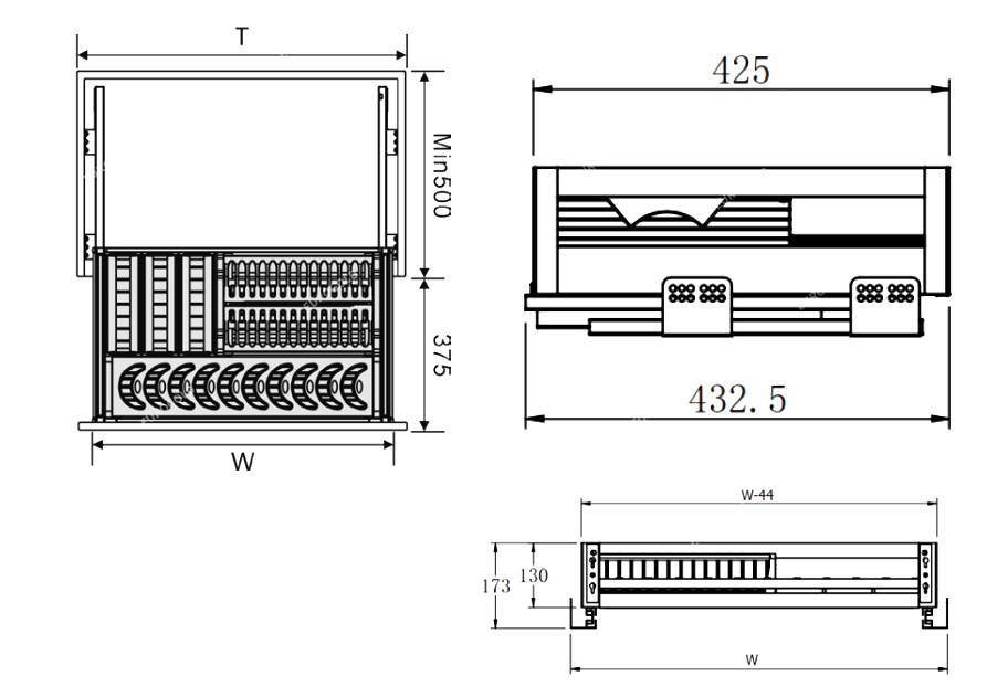 Kích thước lắp đặt sản phẩm | Giá bát đĩa đa năng Inox hộp cánh mở 750mm Eurogold EU133750 Kích thước lắp đặt sản phẩm | Giá bát đĩa đa năng Inox hộp cánh mở 750mm Eurogold EU133750