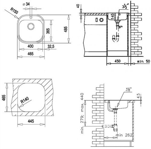 Chậu rửa Teka STYLO 1B