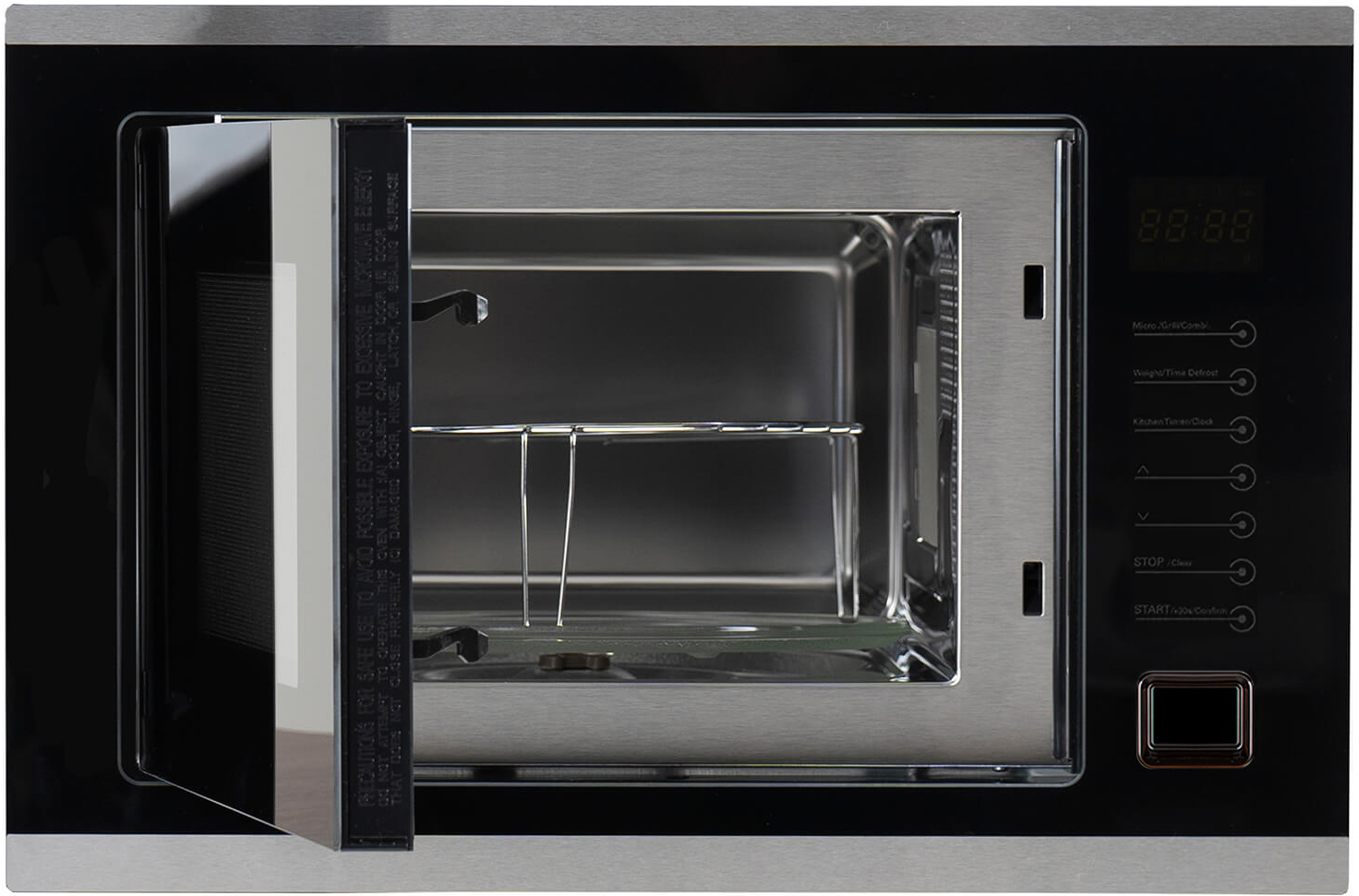 Cửa lò nướng được thiết kế mở tự động với nút nhấn ngay trên bảng điều khiển, mang đến sự tiện lợi. Cửa lò nướng được thiết kế mở tự động với nút nhấn ngay trên bảng điều khiển, mang đến sự tiện lợi.