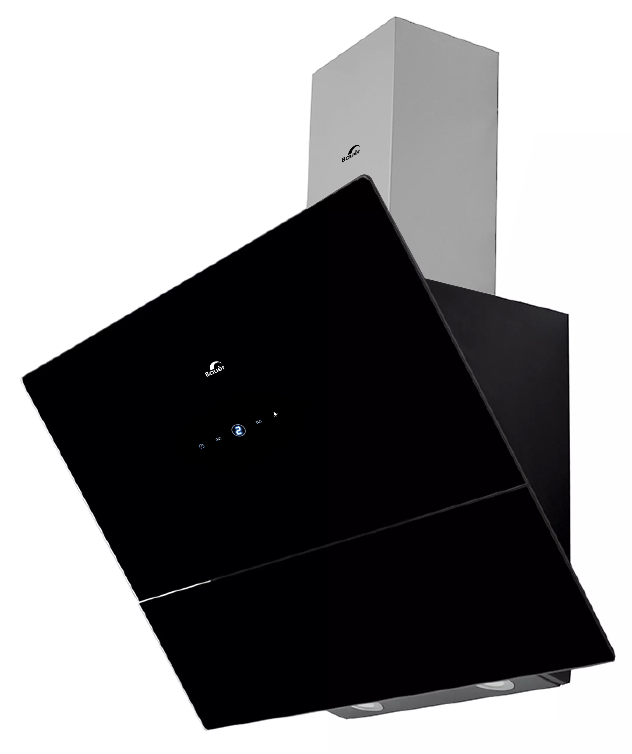 Máy hút mùi áp tường kính vát màu đen 90cm Bauer BC90ES được trang bị động cơ Tuabin đôi European Energy A hiện đại Máy hút mùi áp tường kính vát màu đen 90cm Bauer BC90ES được trang bị động cơ Tuabin đôi European Energy A hiện đại