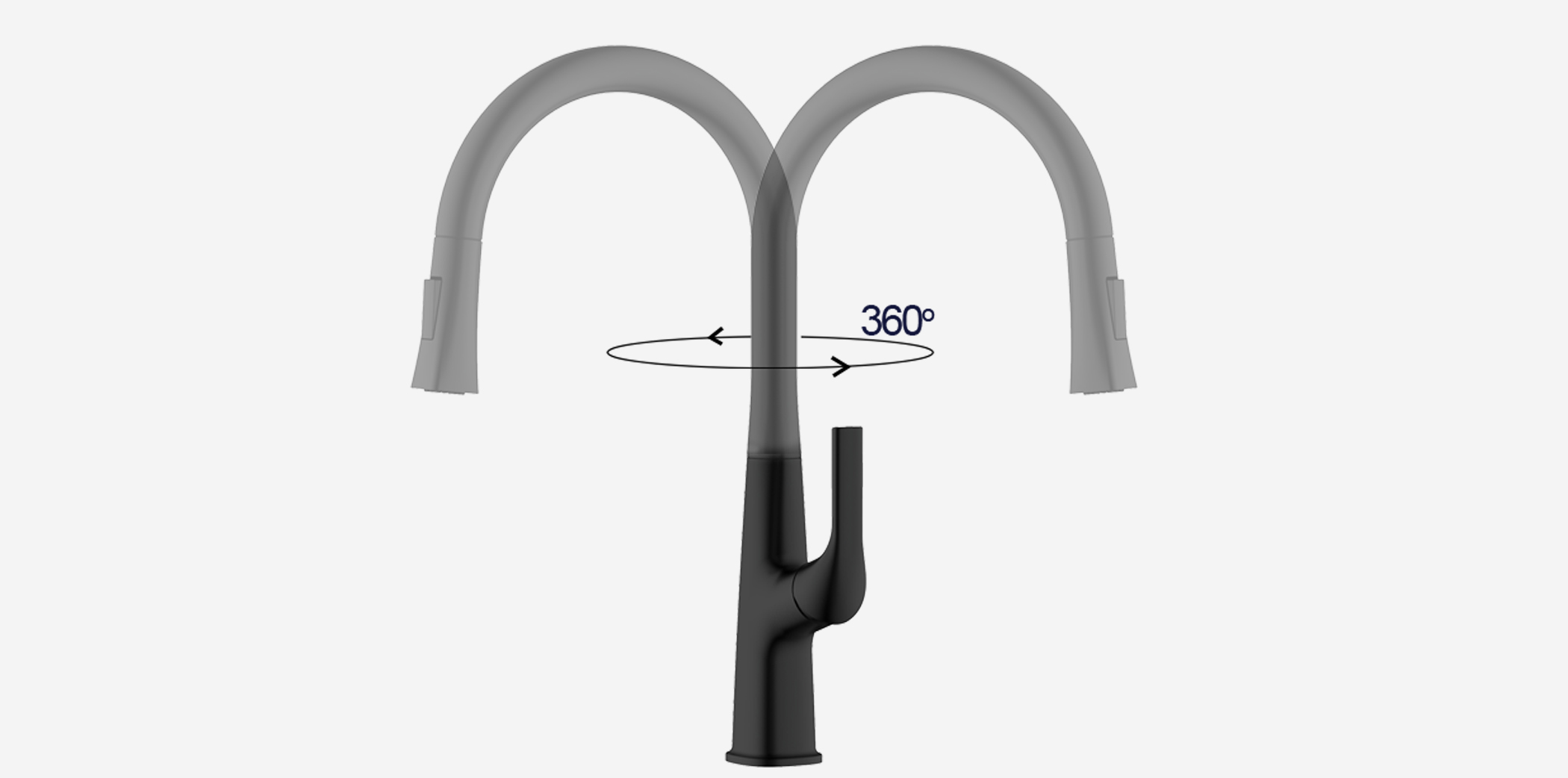 Vòi rửa Kluger KLF0002B thiết kế cao và khả năng xoay 360 độ, tạo ra sự tương thích hoàn hảo với mọi đồ dùng Vòi rửa Kluger KLF0002B thiết kế cao và khả năng xoay 360 độ, tạo ra sự tương thích hoàn hảo với mọi đồ dùng