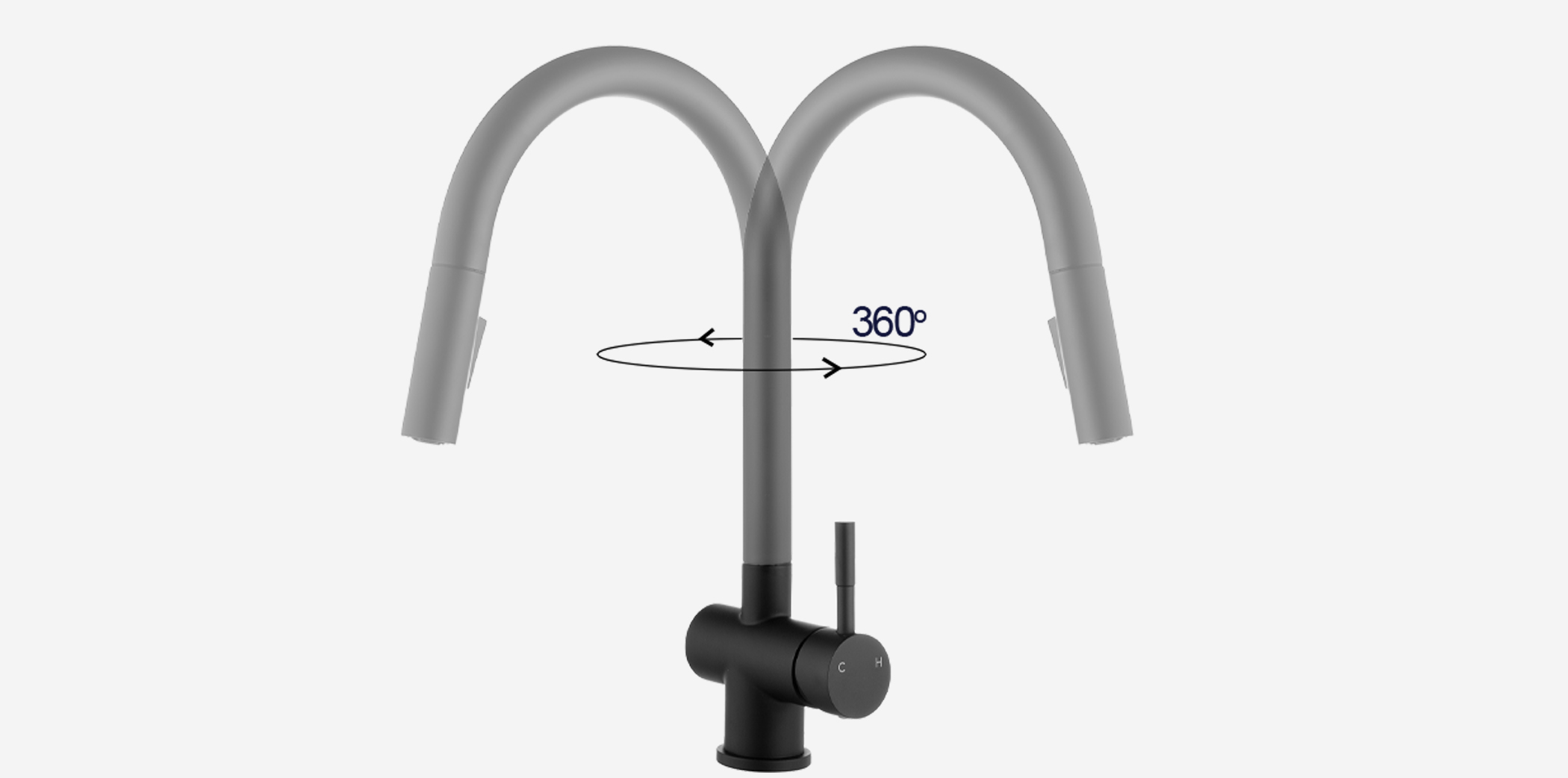 Vòi rửa Kluger KLF0008B thiết kế cao và khả năng xoay 360 độ, tạo ra sự tương thích hoàn hảo với mọi đồ dùng Vòi rửa Kluger KLF0008B thiết kế cao và khả năng xoay 360 độ, tạo ra sự tương thích hoàn hảo với mọi đồ dùng