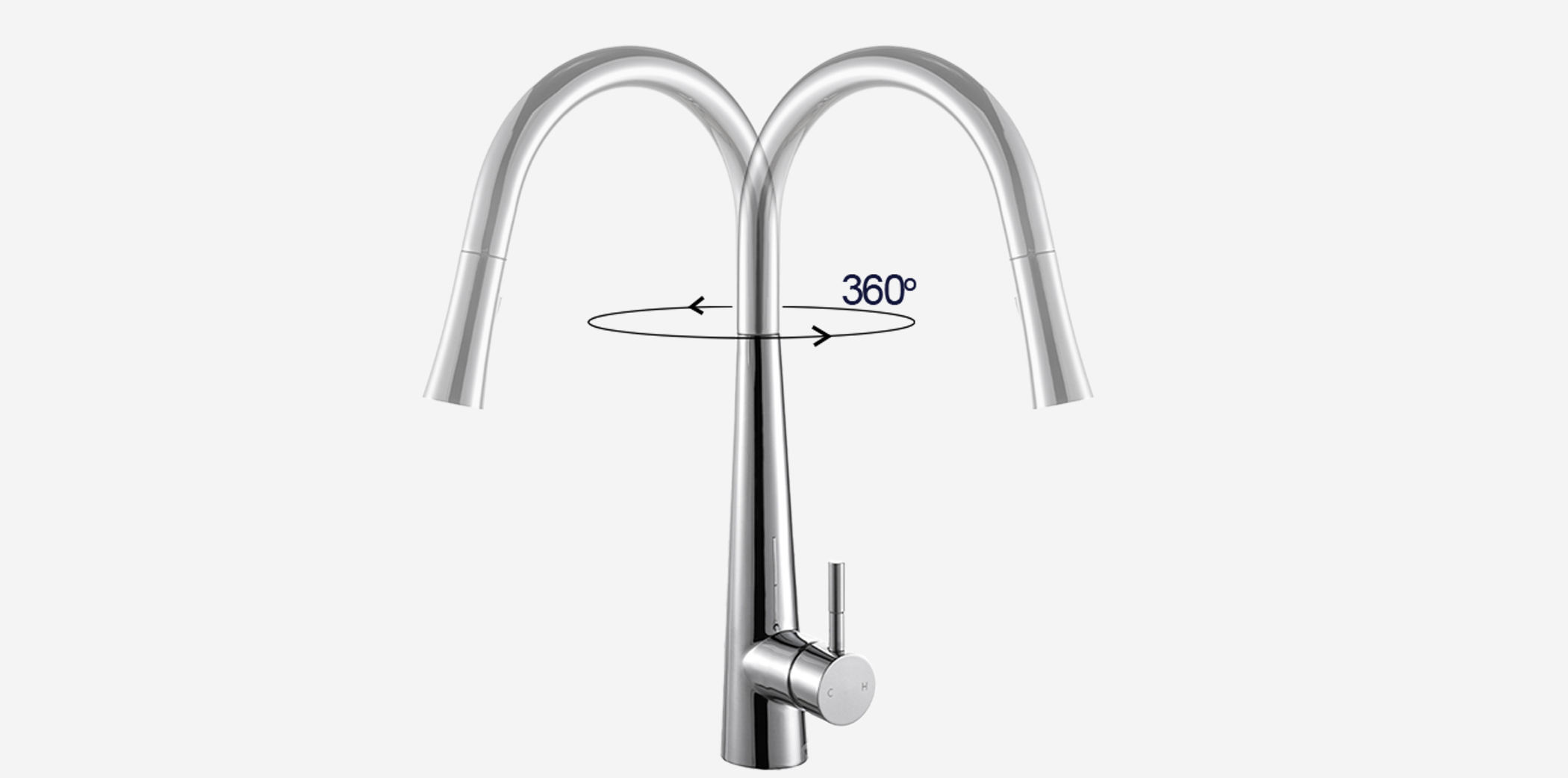 Vòi rửa Kluger KLF0009C thiết kế cao và khả năng xoay 360 độ, tạo ra sự tương thích hoàn hảo với mọi đồ dùng Vòi rửa Kluger KLF0009C thiết kế cao và khả năng xoay 360 độ, tạo ra sự tương thích hoàn hảo với mọi đồ dùng