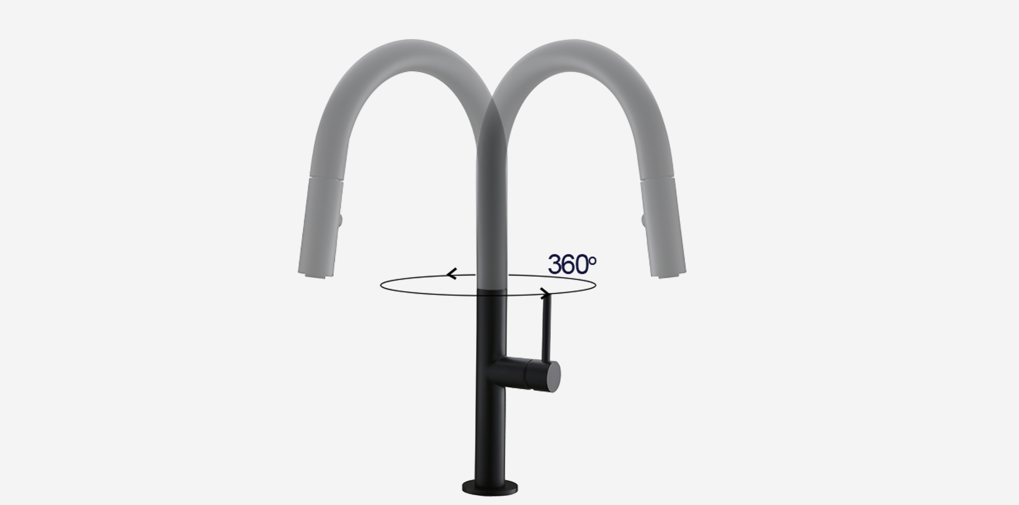 Vòi rửa Kluger KLF0010B thiết kế cao và khả năng xoay 360 độ, tạo ra sự tương thích hoàn hảo với mọi đồ dùng Vòi rửa Kluger KLF0010B thiết kế cao và khả năng xoay 360 độ, tạo ra sự tương thích hoàn hảo với mọi đồ dùng