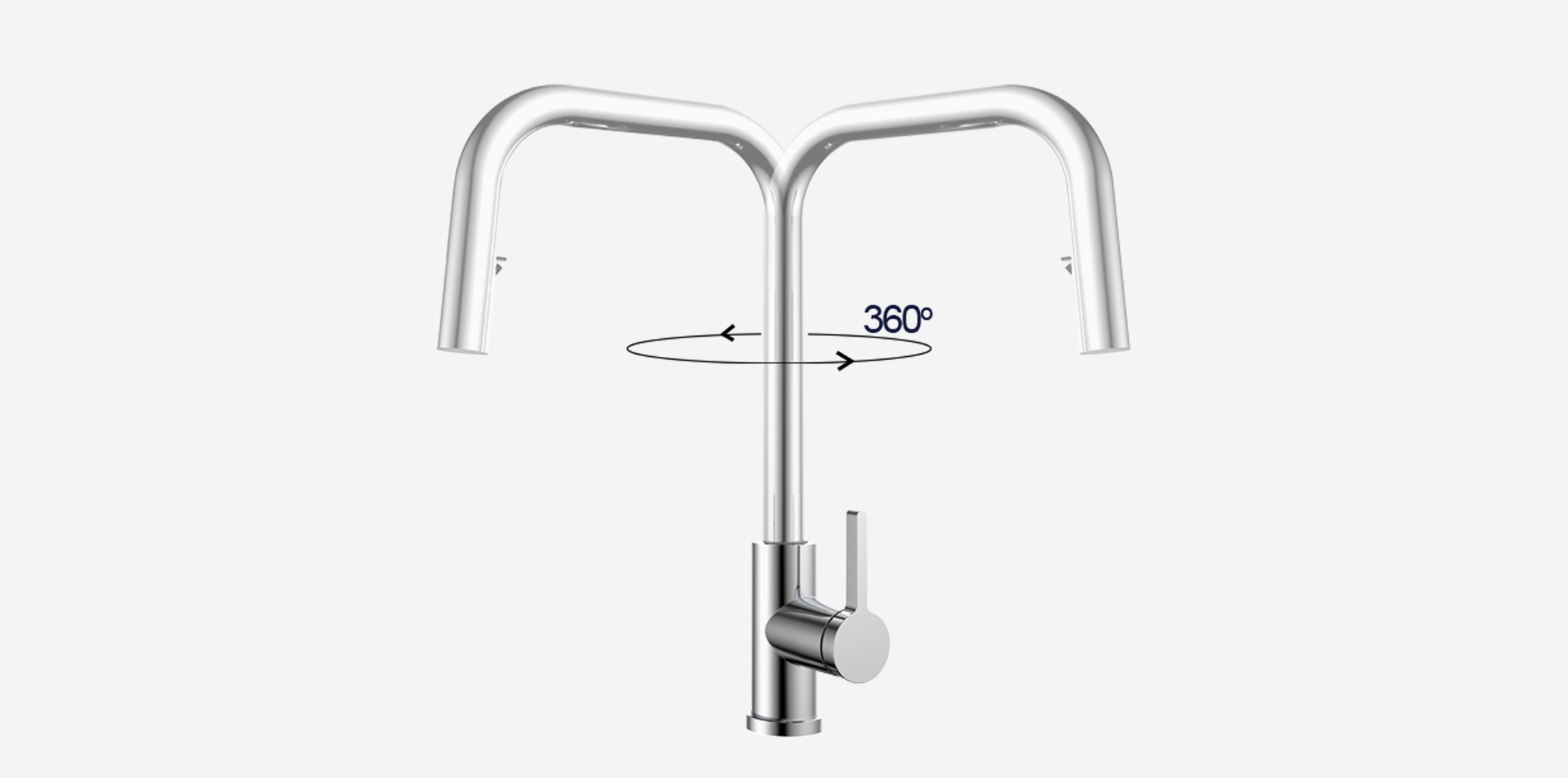 Vòi rửa Kluger KLF0015C thiết kế cao và khả năng xoay 360 độ, tạo ra sự tương thích hoàn hảo với mọi đồ dùng Vòi rửa Kluger KLF0015C thiết kế cao và khả năng xoay 360 độ, tạo ra sự tương thích hoàn hảo với mọi đồ dùng