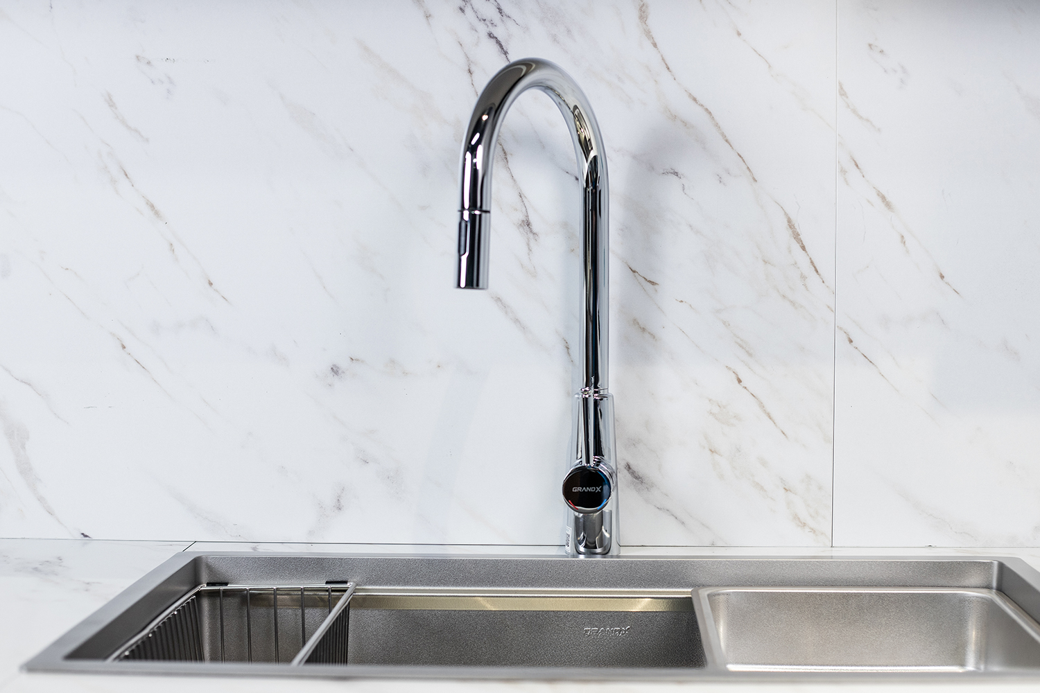 Vòi rửa nóng lạnh dây rút cao cấp | Grandx GXF03 Dual Spray Vòi rửa nóng lạnh dây rút cao cấp | Grandx GXF03 Dual Spray