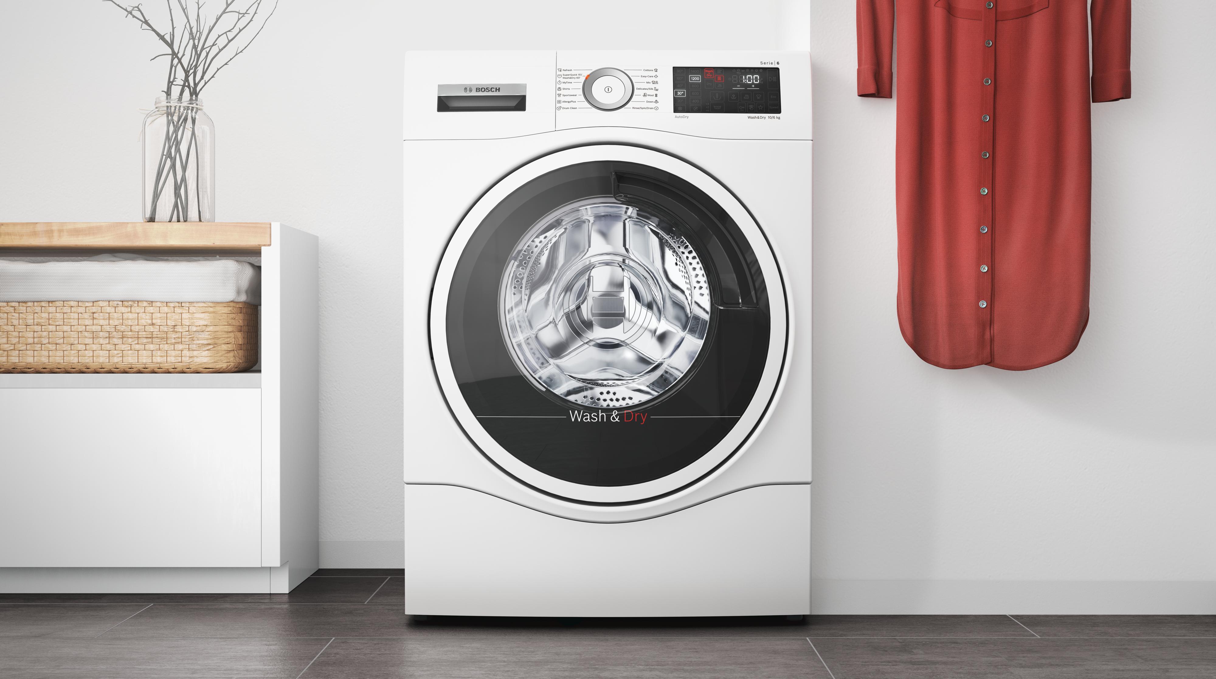 Giặt và sấy khô hiệu quả trong 1 lần với 60 phút.