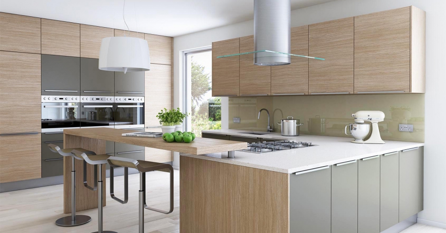 Mẫu tủ bếp MFC TB-HSN06