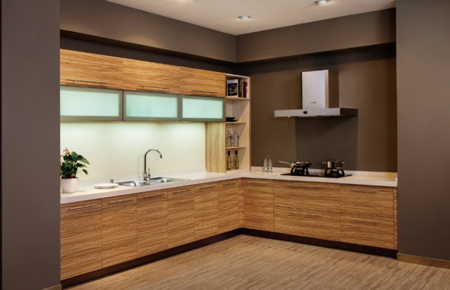 Mẫu tủ bếp MFC TB-HSN09