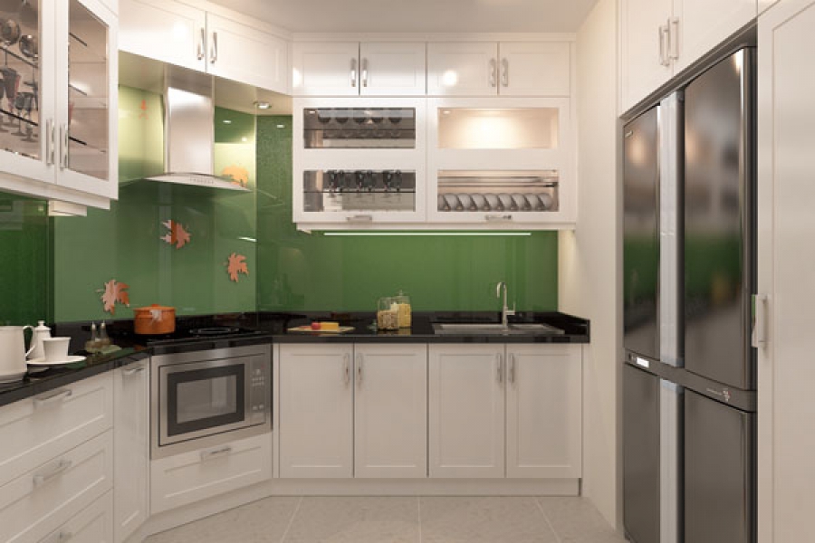 Tủ bếp nhà chú Hải – Chung cư cao cấp Times City