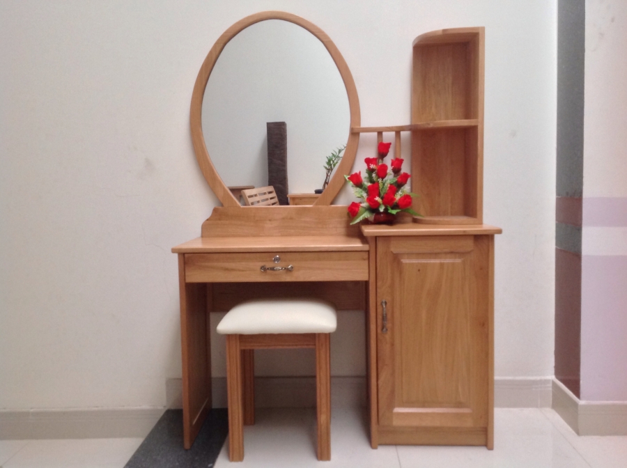 Mẫu bàn phấn trang điểm đẹp BP-DR01