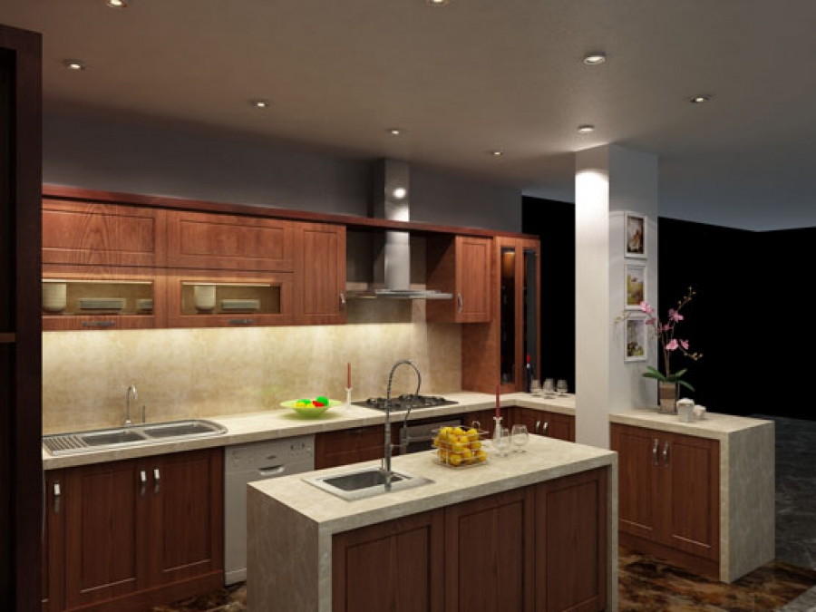 Dự án thiết kế thi công tủ bếp Cô Yến – Hưng Yên